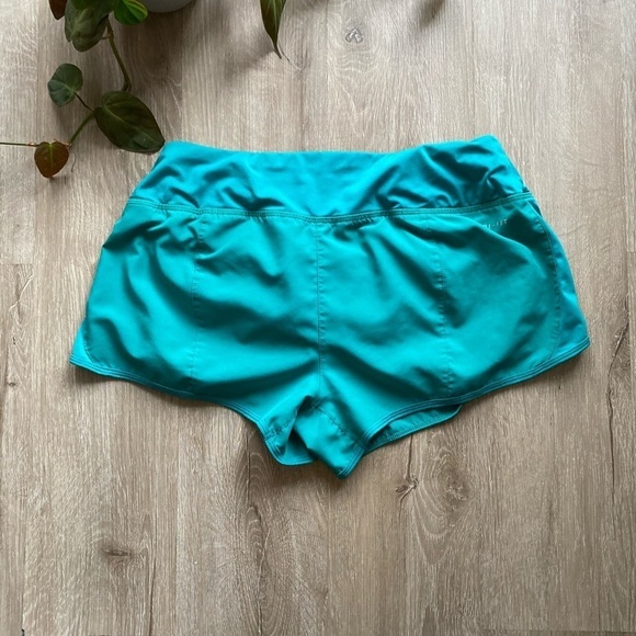 Nike Dri-fit running shorts, teal blue. Inner lining. Women’s size M - Picture 4 of 5